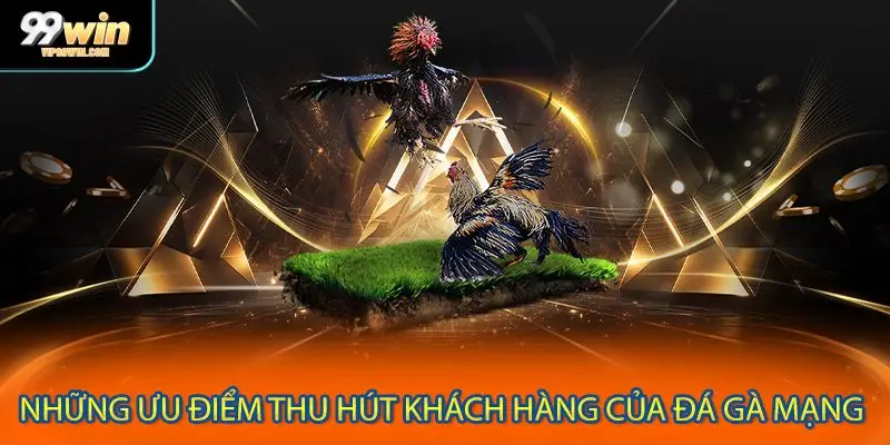 Những ưu điểm thu hút khách hàng của đá gà mạng